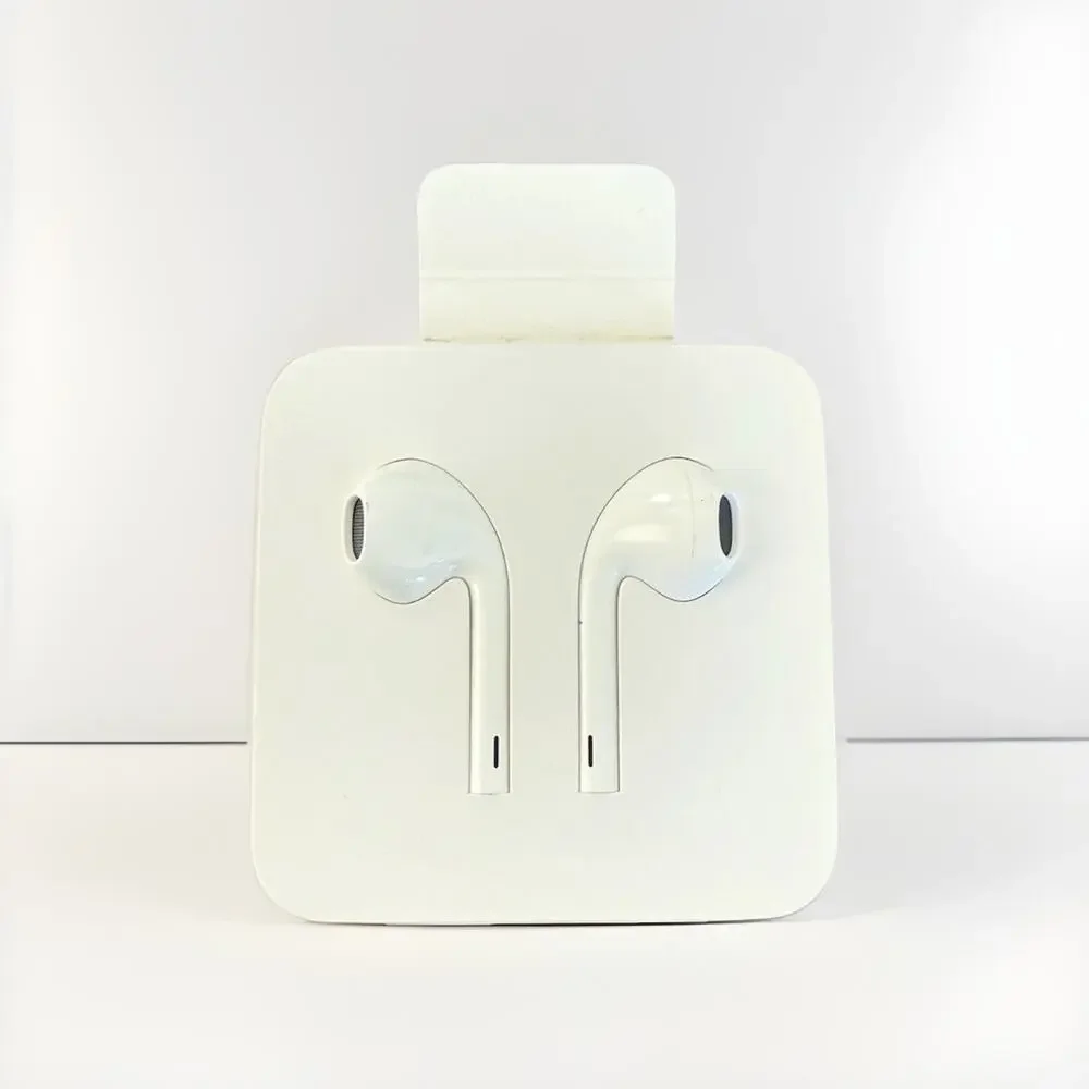 New Genuine Apple Headphone Ear Buds Corded Lightning White Open Box Brand New